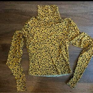 Zara sheer turtle neck